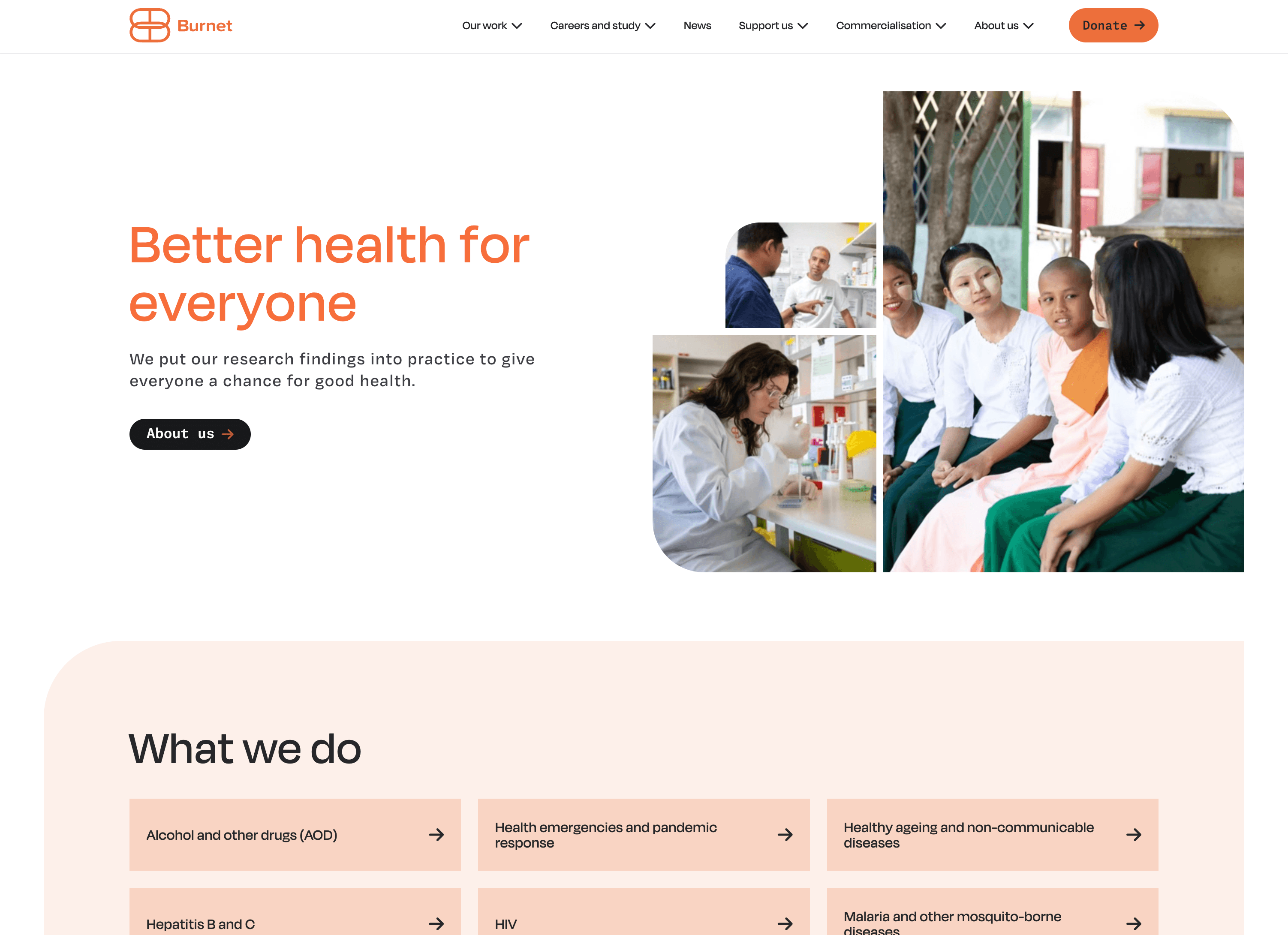 Burnet Home Page