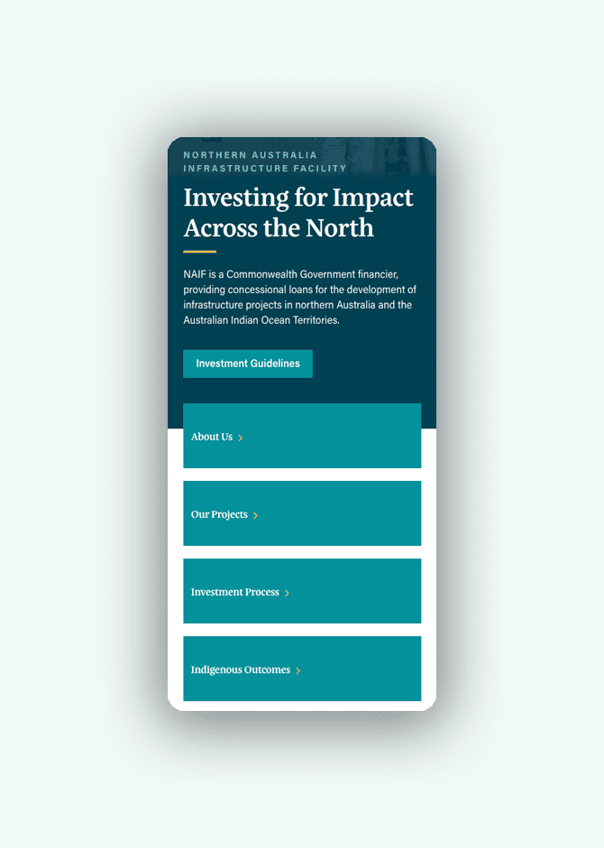 NAIF Mobile Home Page