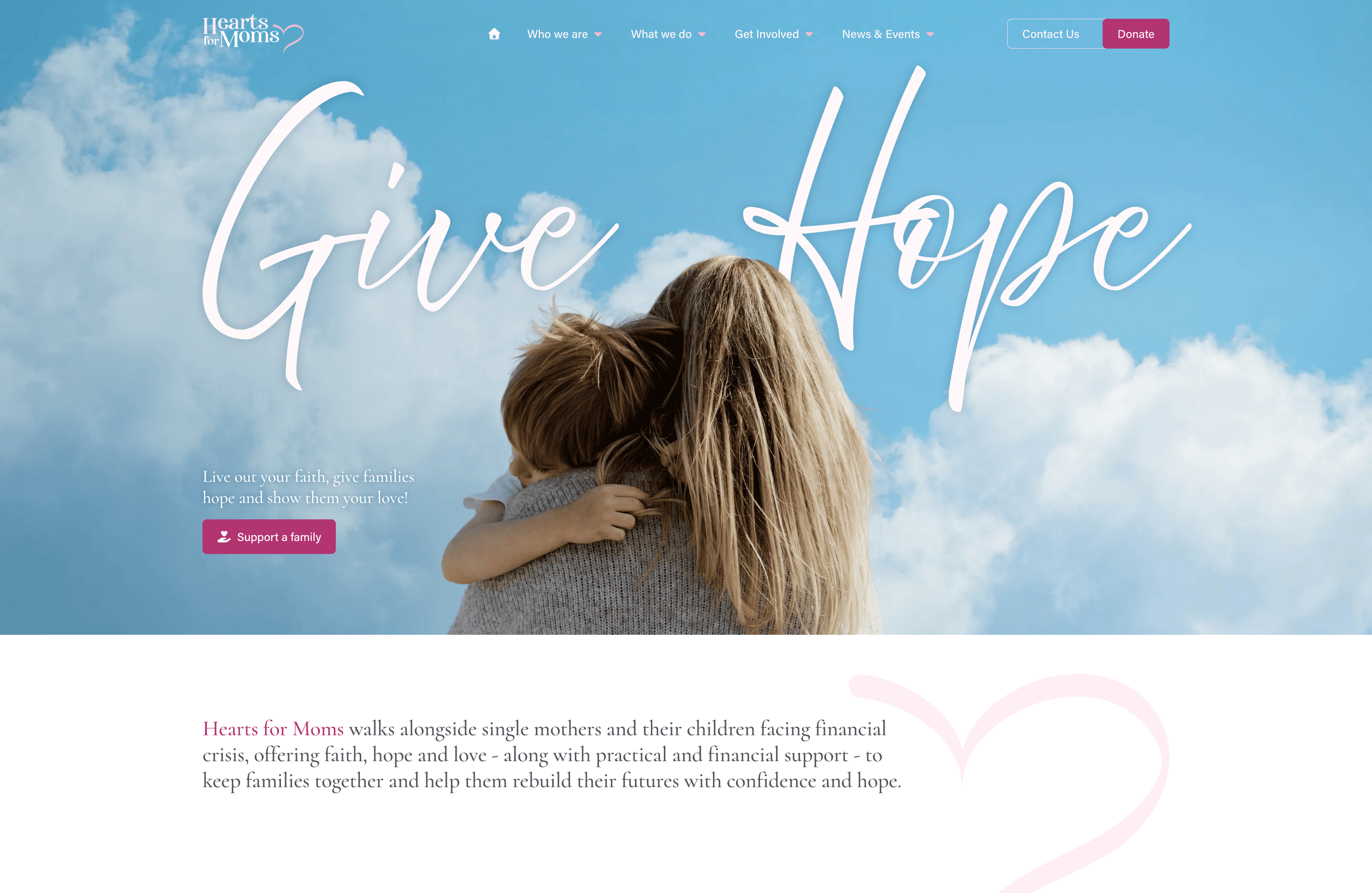 Hearts for Moms landing page.png